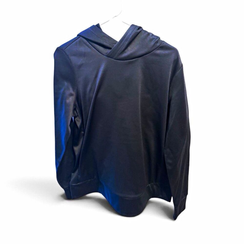 Nike Pro Women’s Black Pullover Hoodie L Regular Long Sleeve Logo Athletic